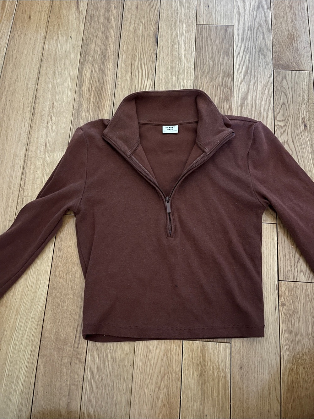 Sunday Best Chestnut Brown Pullover Top